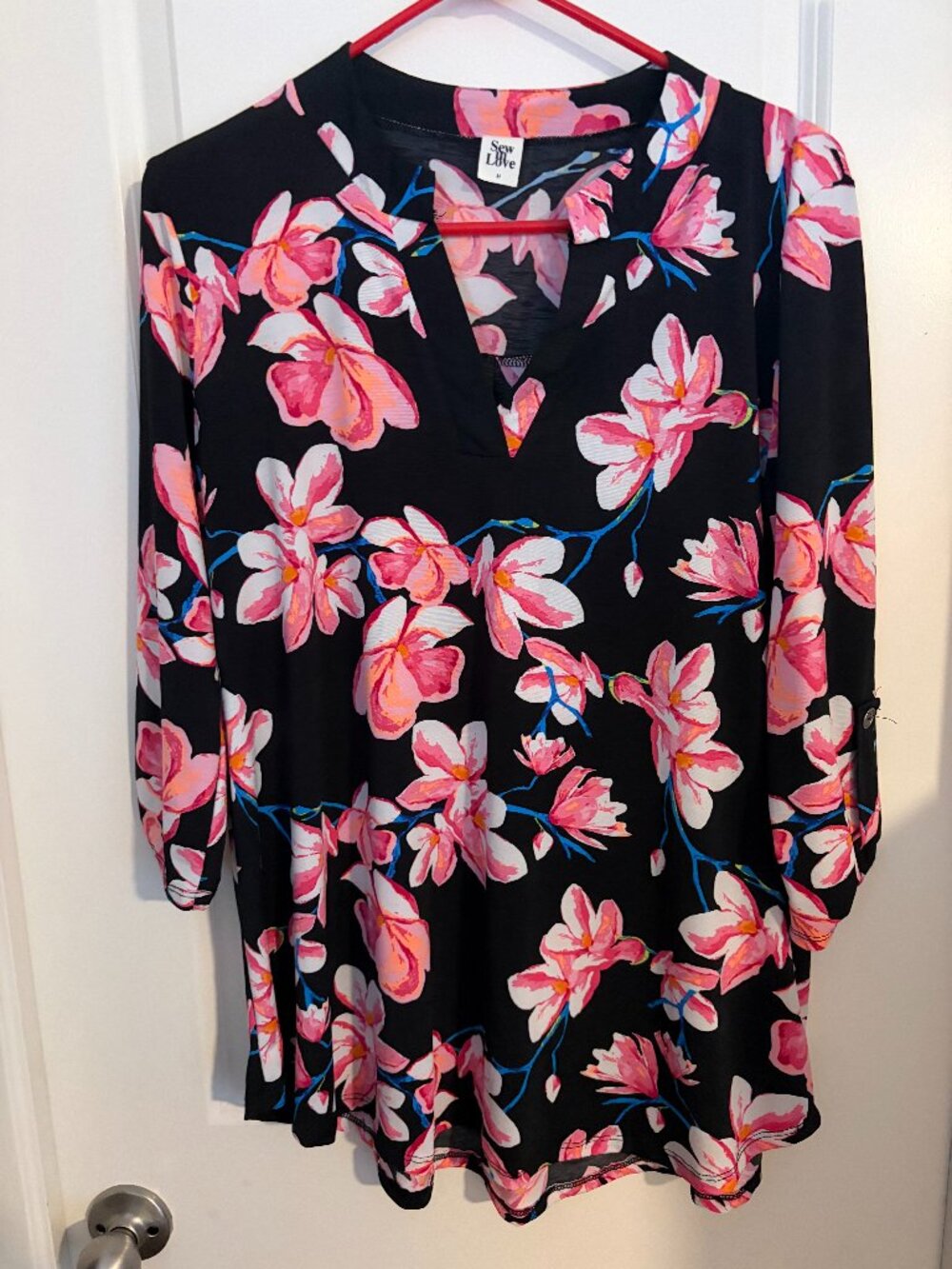 Sew in Love Floral Blouse- Medium